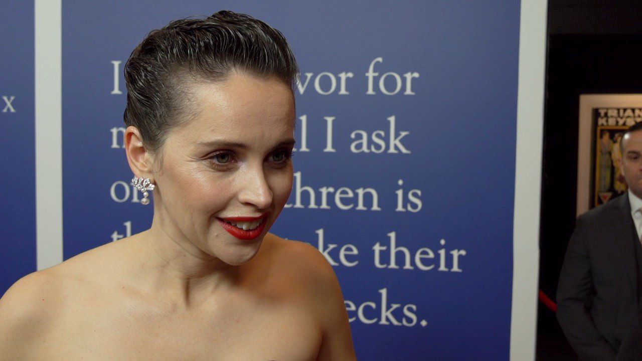 Felicity Jones Shares Her View Of Ruth Bader Ginsburg At Premiere