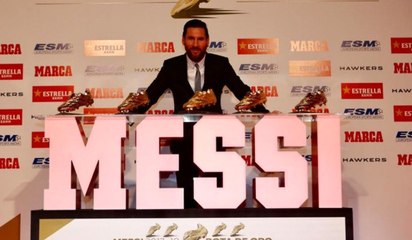 Lionel Messi, 5. Kez Altın Ayakkabı'nın Sahibi Oldu