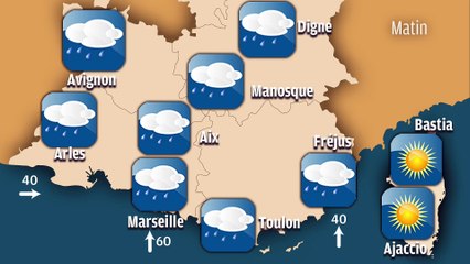 Météo du mercredi 19 décembre : Le retour des averses
