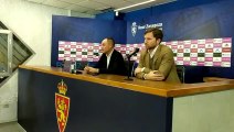 Primeras palabras de Victor Fernández como entrenador del Zaragoza