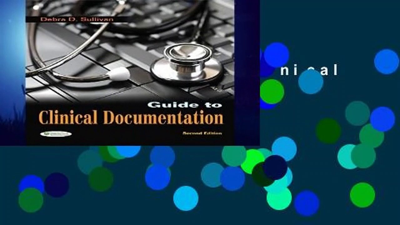 Popular Guide To Clinical Documentation 2e Debra D Sullivan Video Dailymotion