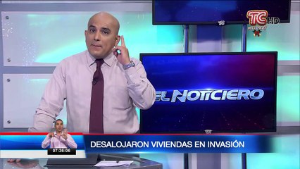 Desalojaron viviendas en invasión en sector Monte Sinaí