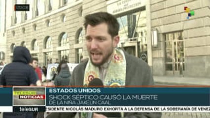 EEUU: indigna a ciudadanos muerte de niña guatemalteca