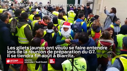 Les gilets jaunes ont voulu se faire entendre lors de la réunion de préparation du G7 à Biarritz