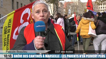 Grève des cantines à Marseille : les parents n'en peuvent plus