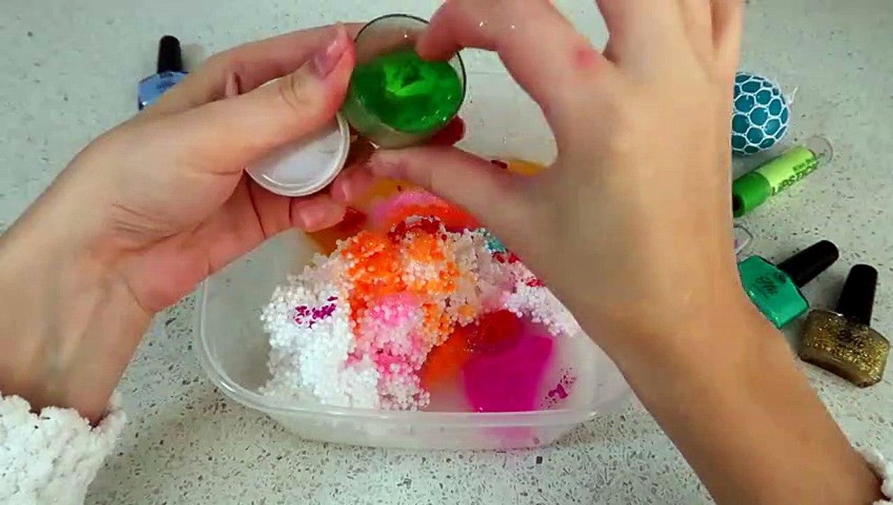 Mixing Random Things into Slime | Relaxing Sati...