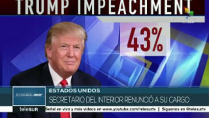 EEUU: 43% de los ciudadanos pide un juicio político contra Trump