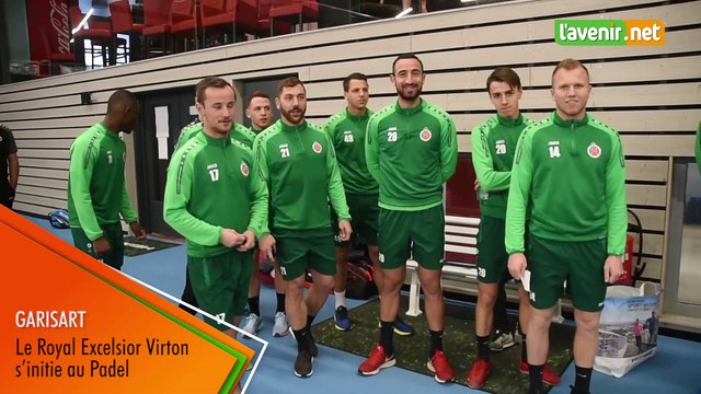 Le Royal Excelsior Virton s’initie au Padel à Garisart