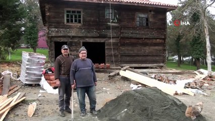 Çaycuma'da geleneksel köy evinin kurulumu tamamlandı