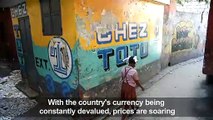 Poverty in Haiti seen in Port-au-Prince's Jalousie neighborhood