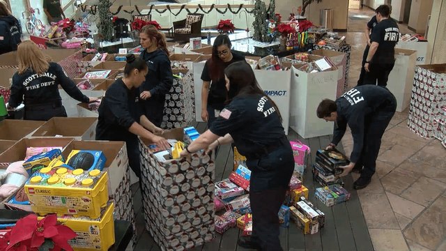AZTV & United Phoenix Firefighter’s Charities Toy Drive