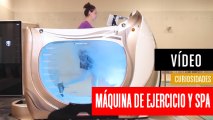 Esta máquina de ejercicio acuático también es spa y ducha