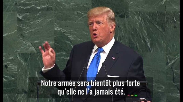 Détruire totalement la Corée du Nord : Donald Trump guerrier lors de son 1er discours devant l'ONU