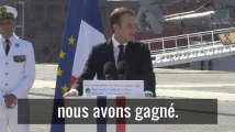 Emmanuel Macron : A Raqqa, 