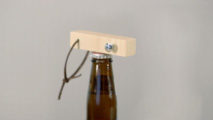 Crack open a cold one with this DIY bottle opener