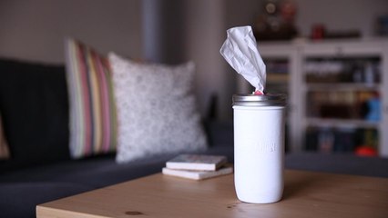 DIY Mason jar tissue dispenser