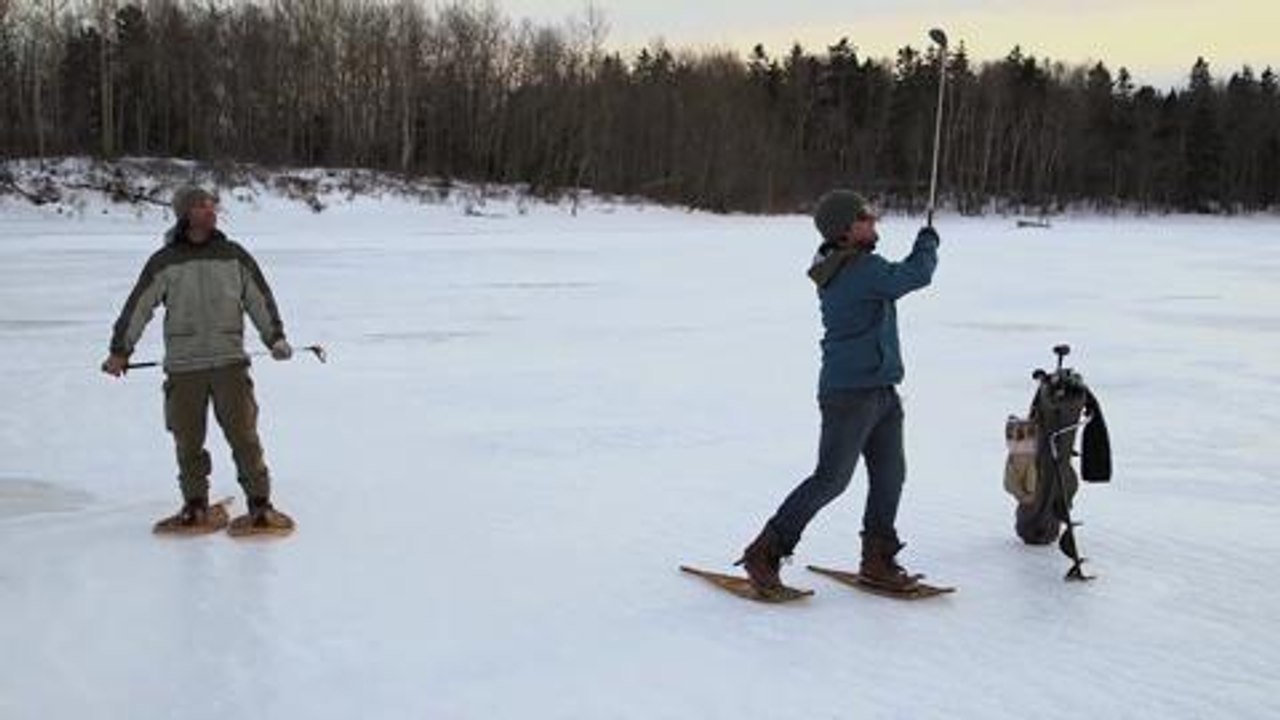 Here’s how to play ice golf with the Brojects