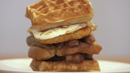 This next-level breakfast burger combines your favourite cottage meals