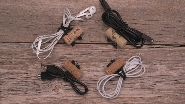 Keep cables in check with this DIY cork cord organizer