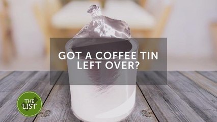 Upcycle an old coffee can into this cute DIY planter