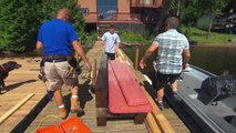 Decks, Docks and Gazebos: Building a floating sauna