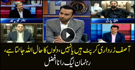 Zardari is corrupt or not, God knows better: Rana Afzal