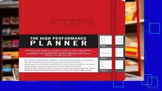 Best product  The High Performance Planner [Red] - Brendon Burchard