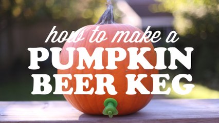 How to make a pumpkin beer keg
