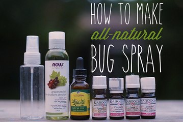 How to make all-natural bug spray