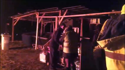 Gilets jaunes Haute-savoie: démantèlement du rond-point de Passy