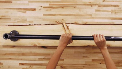 Get Your Power Tools out for This DIY Industrial Clothing Rack