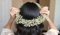 Complete Your Look With This DIY Baby’s Breath Flower Crown