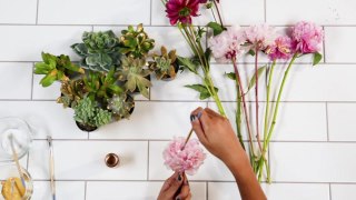 Rustic Floral Tablescape