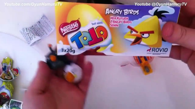 9 Nestle ToTo Angry Birds Sürpriz Yumurta Oyuncak Açımı