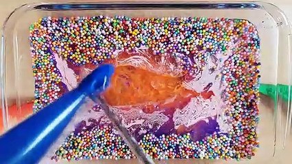 Making Crunchy Slime With  Piping Bags Slime #20