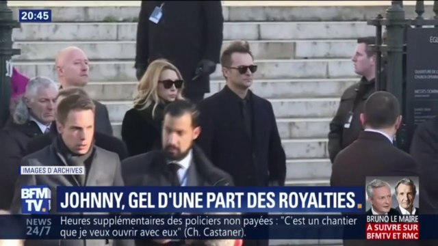 David et Laura Smet obtiennent le gel d'une part des royalties de Johnny Hallyday