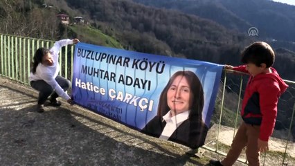 Buzlupınar köyünün 3 yabancı dil bilen muhtar adayı - RİZE