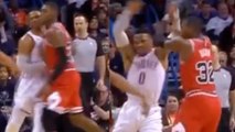 Russell Westbrook PISSED For Getting Shoved In BRAWL With Chicago Bulls
