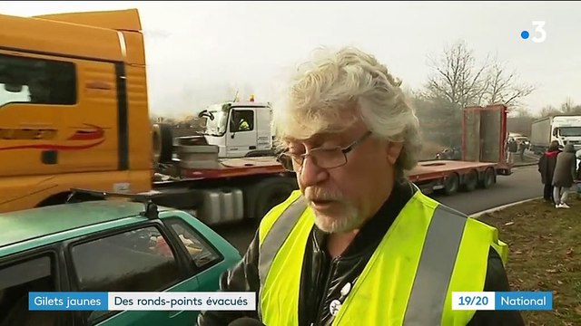 Gilets jaunes : des ronds-points évacués