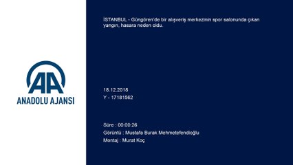 AVM’nin spor salonunda yangın - İSTANBUL