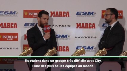 8es - Messi : "Lyon, un tirage difficile"