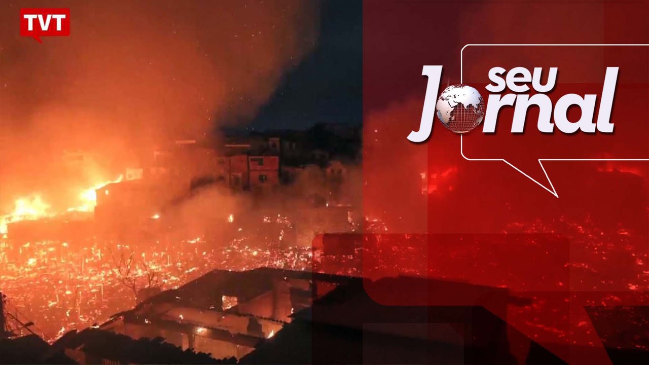 Incêndio fere 4 e destrói 600 casas em Manaus