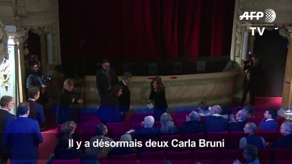 Carla Bruni rejoint Nicolas Sarkozy au musée Grévin