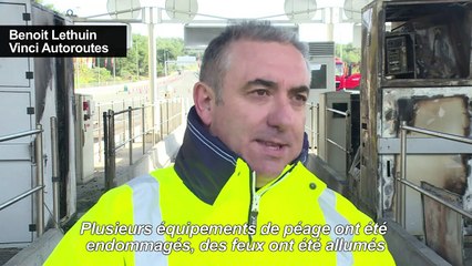 "Gilets jaunes": un nouveau péage incendié dans le sud