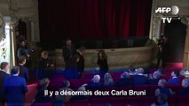 Carla Bruni rejoint Nicolas Sarkozy au musée Grévin