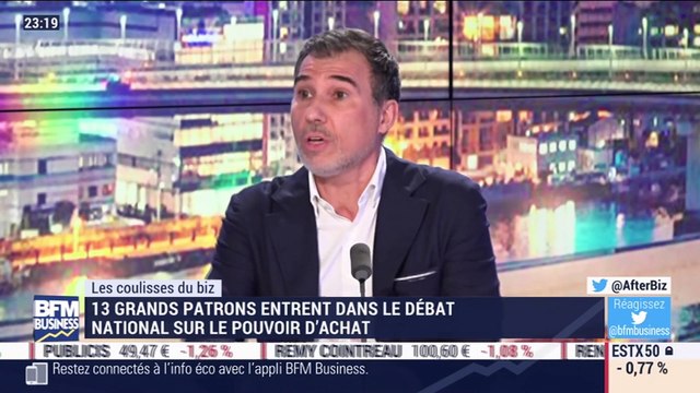 Les coulisses du biz: Treize grands patrons entrent dans le débat national sur le pouvoir d’achat - 18/12