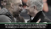 I am on Mourinho's side - Guardiola