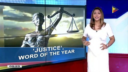 'Justice', word of the year ayon sa Merriam Webster