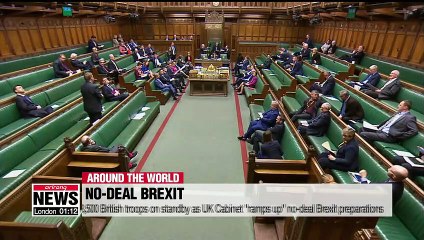 3,500 British troops on standby as UK Cabinet "ramps up" no-deal Brexit preparations