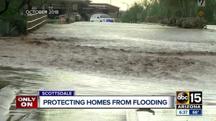 Scottsdale neighborhood working on floodplain improvements to protect homes near wash